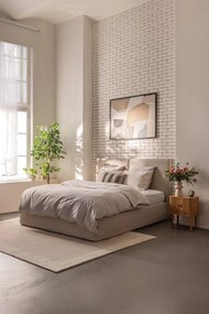 Vază crem din gresie (înălțime 26,5 cm) – House Nordic