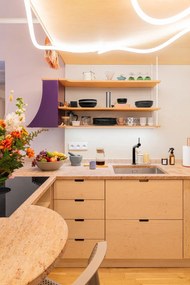 Bol mic roz/gri din gresie 1 l Gastro Grey/Light Pink – Bitz