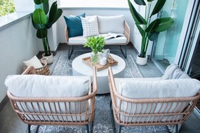 Canapea de grădină din ratan artificial Vistdal - Bonami Essentials