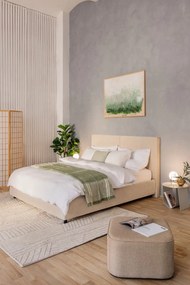 Taburet maro deschis Cube – Hübsch