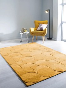 Covor din lână Flair Rugs Gigi, 120x170 cm, galben