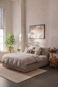 Noptieră în culoare naturală cu aspect de lemn de stejar Langley – Actona