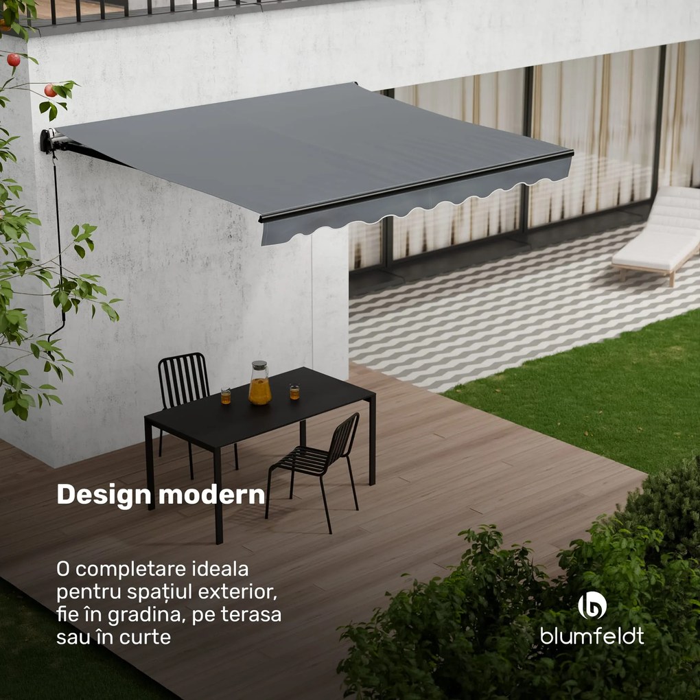 Copertină CloudShade, Control Inteligent, Protecție UV, Montare pe Perete