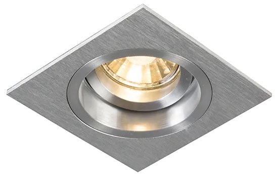 Spot de tavan pătrat din aluminiu, rotativ și înclinabil - Chuck