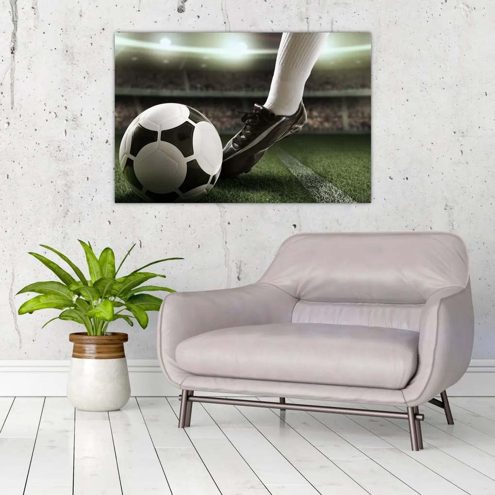 Tablou - Minge de fotbal (90x60 cm)