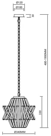 Lustră de cristal pe lanț CROWN 4xE14/40W/230V auriu