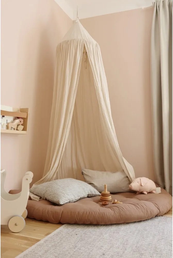 Fotoliu bej cu tapițerie din in Nido - Karup Design