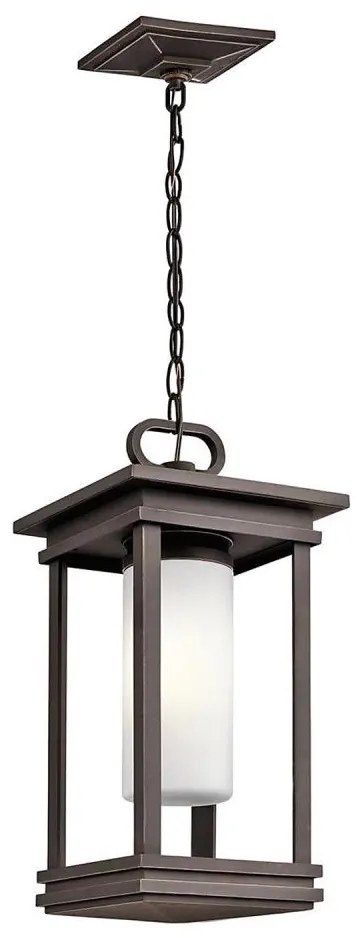 Lustră pe lanț de exterior Kichler KL-SOUTH-HOPE8-S SOUTH HOPE 1xE14/60W/230V IP44