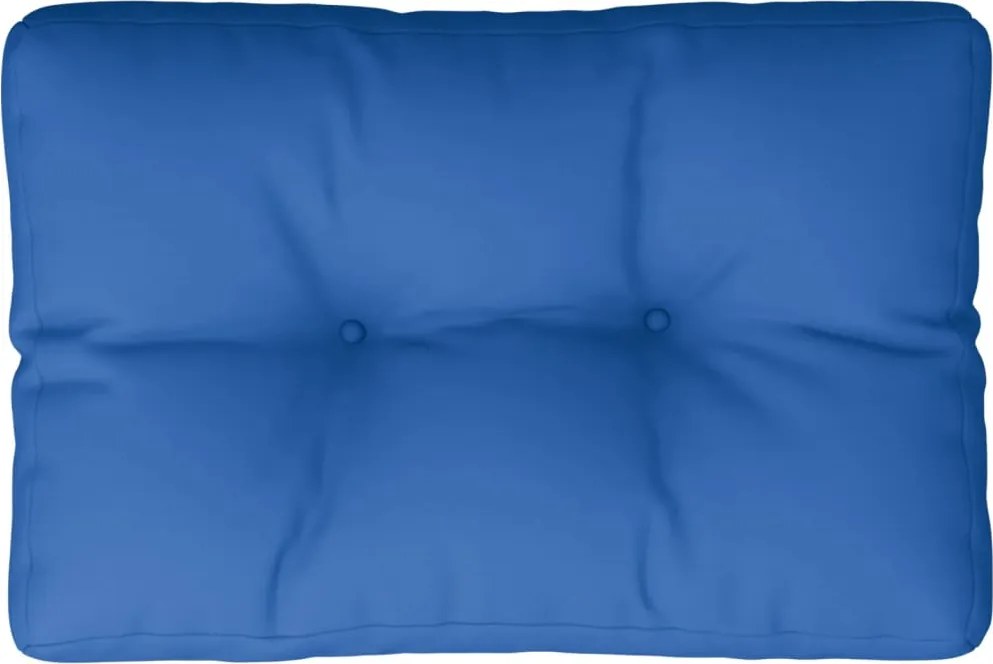 vidaXL Pernă de paleți, albastru regal, 60x40x12 cm, material textil