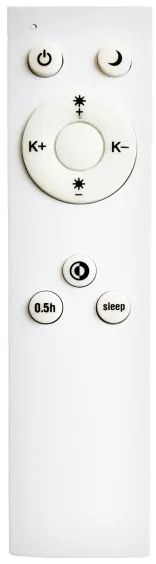 Top Light - Plafonieră LED dimabilă OCEAN H80LED/100W/230V + telecomandă pătrat