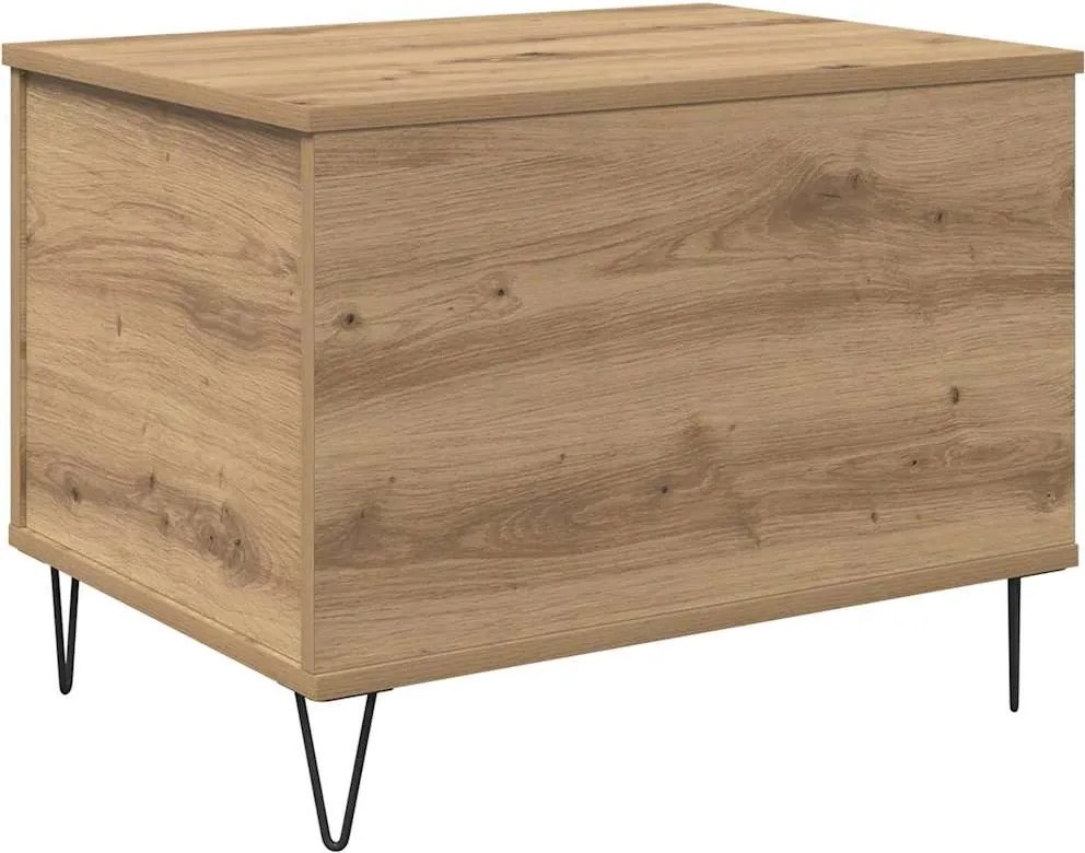 vidaXL Masă de cafea Stejar Artizanal 60 x 44,5 x 45 cm Lemn compozit