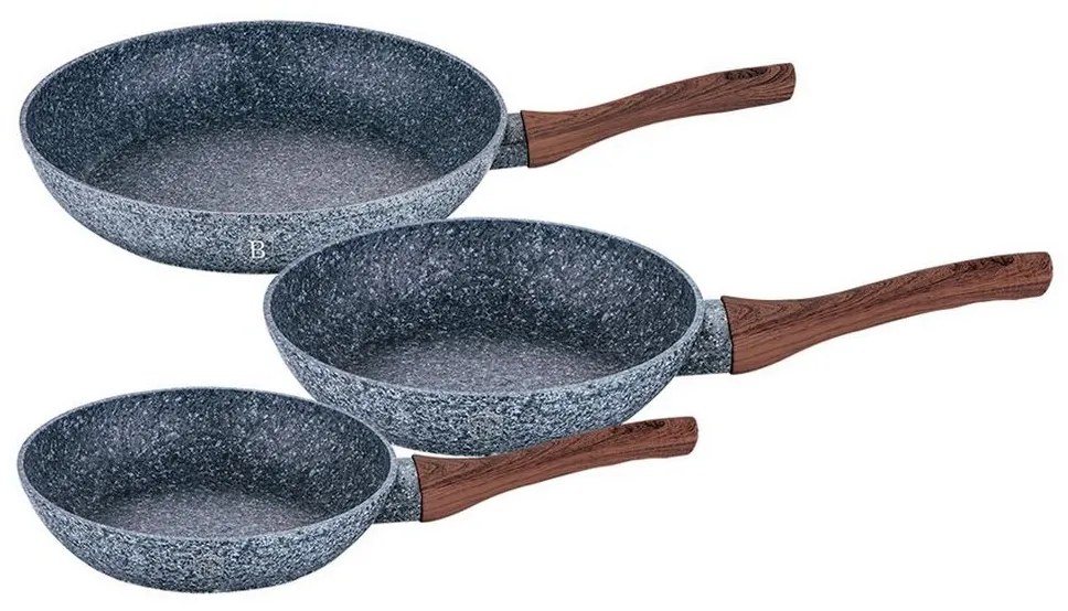 Set de tigăi 3 buc. gri/maro BerlingerHaus