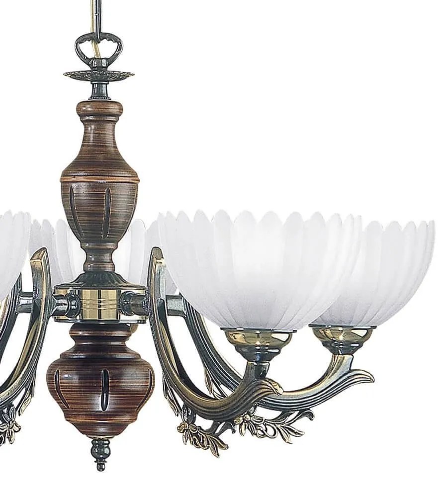 Candelabru clasic cu 5 brate design italian 2805