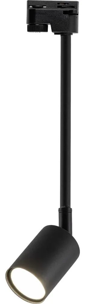 Lustră pe tijă pentru sistem de șină TOP 1xGU10/10W/230V negru