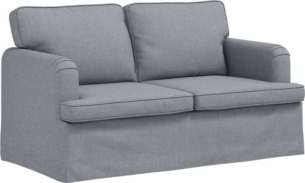 vidaXL Canapea Gri deschis 144 x 80 x 85 cm țesătură