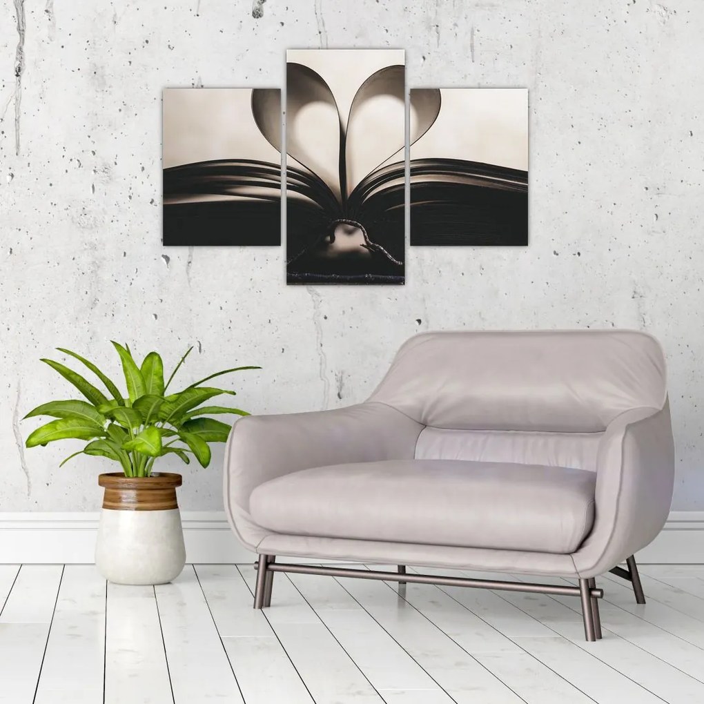 Tablou cu carte (90x60 cm)