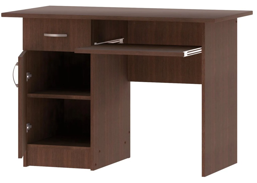 Birou Togo, 1 Sertar, O Usa, Wenge, 110 x 60 x 75 cm
