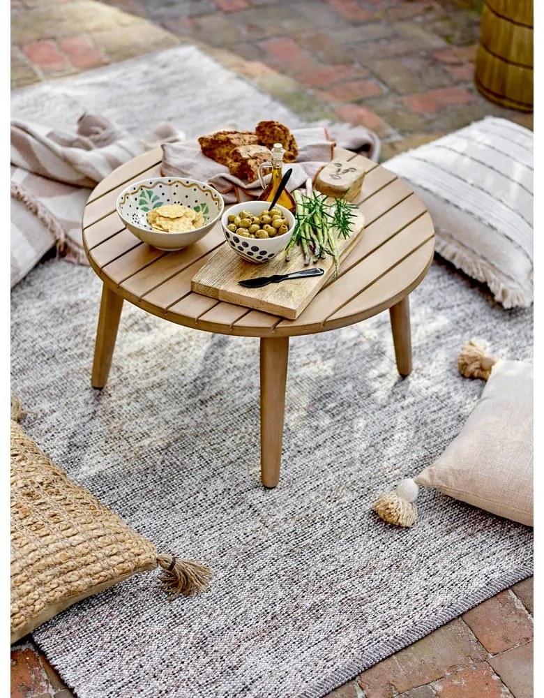 Măsuță de cafea în culoare naturală rotundă din lemn de acacia ø 64 cm Sorrento – Bloomingville