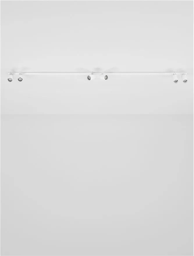 Plafoniera cu 6 Spoturi directionabile stil minimalist OSO, NVL-9030917