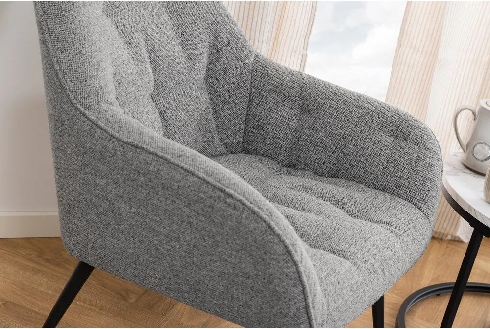 Fotoliu gri Brooke – Actona