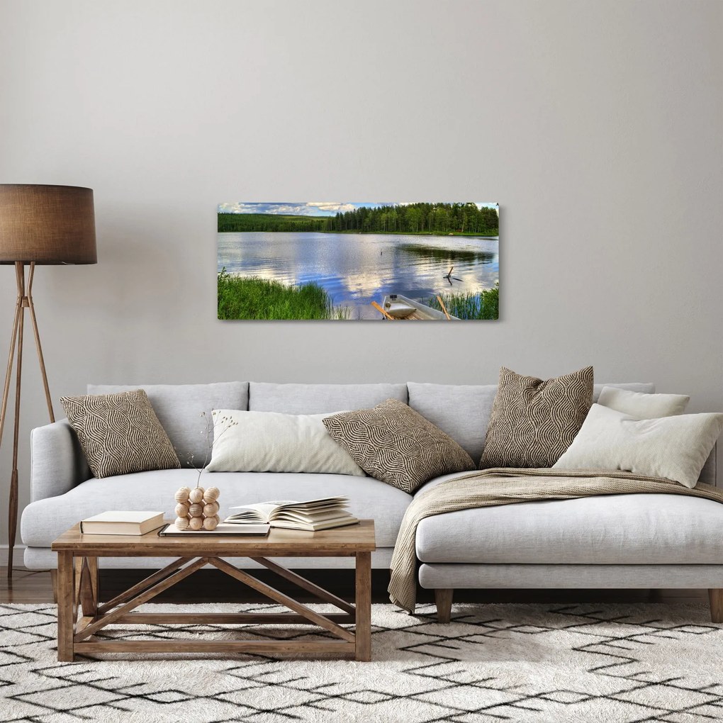 Tablou - Sat pitoresc (120x50 cm)