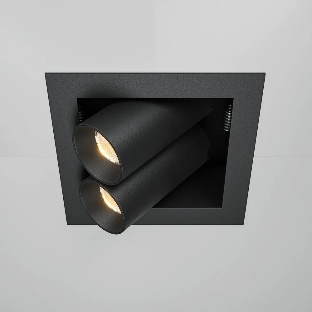 Spot LED incastrabil design tehnic Magnum 2 negru