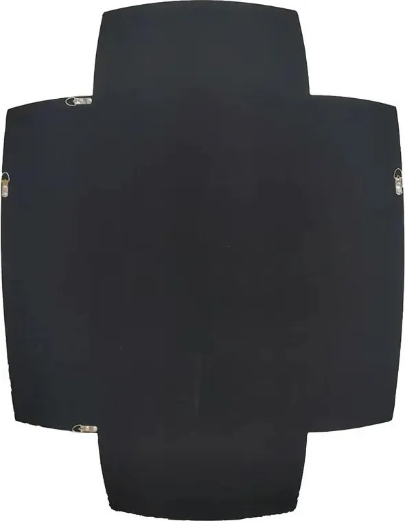 Oglinda perete design geometric QUADRA 90cm auriu