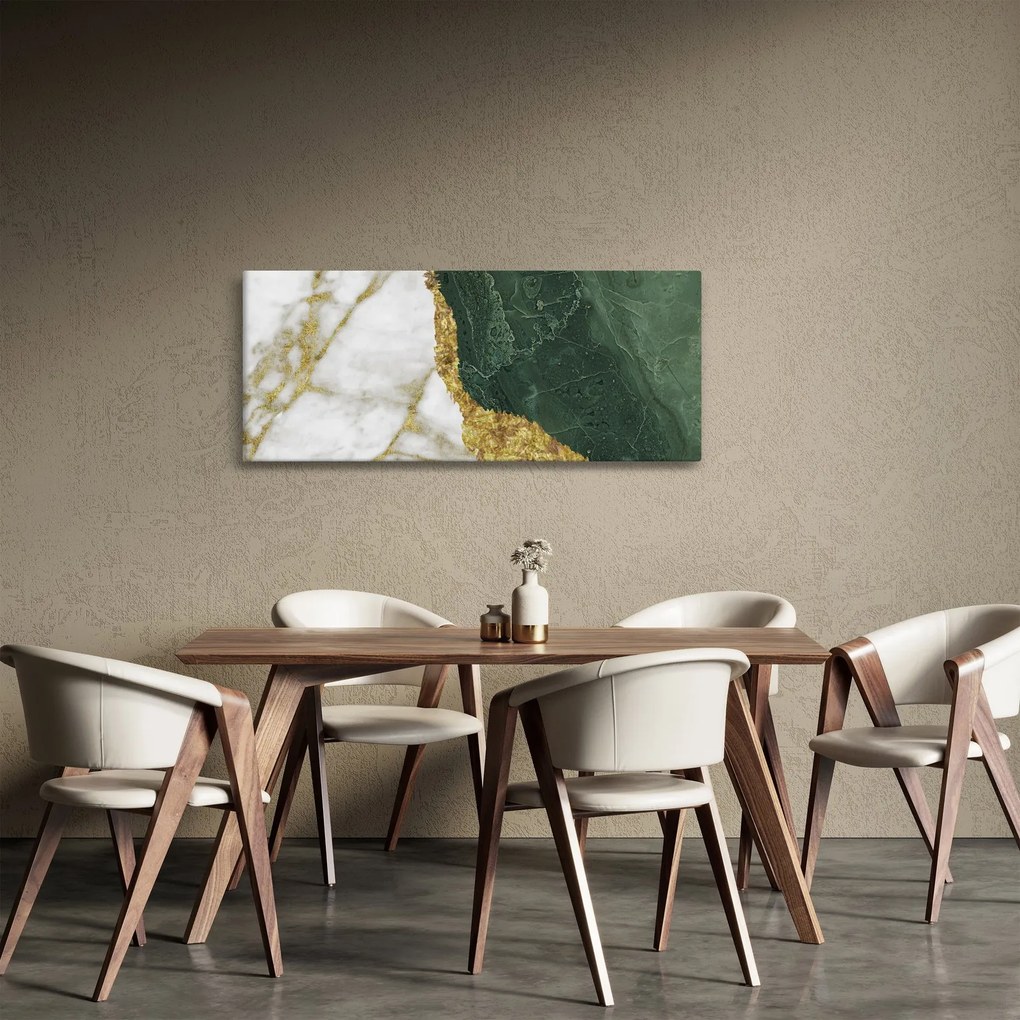 Tablou - Marmură verde N⁰3 (120x50 cm)