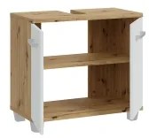 Dulap de baie VENOM alb/stejar Artisan