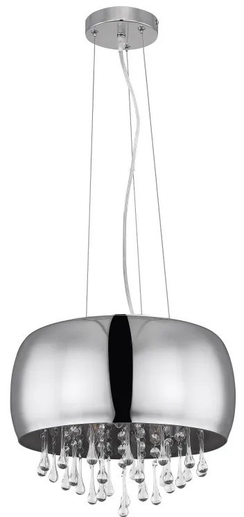 Lustra suspendata design modern KALLA fumuriu 15809H GL