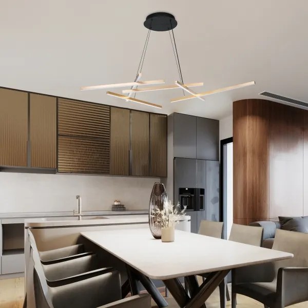 Lustră LED dimabilă pe cablu Rabalux 72369 SEVERINE LED/40W/230V 3000-6500K + telecomandă