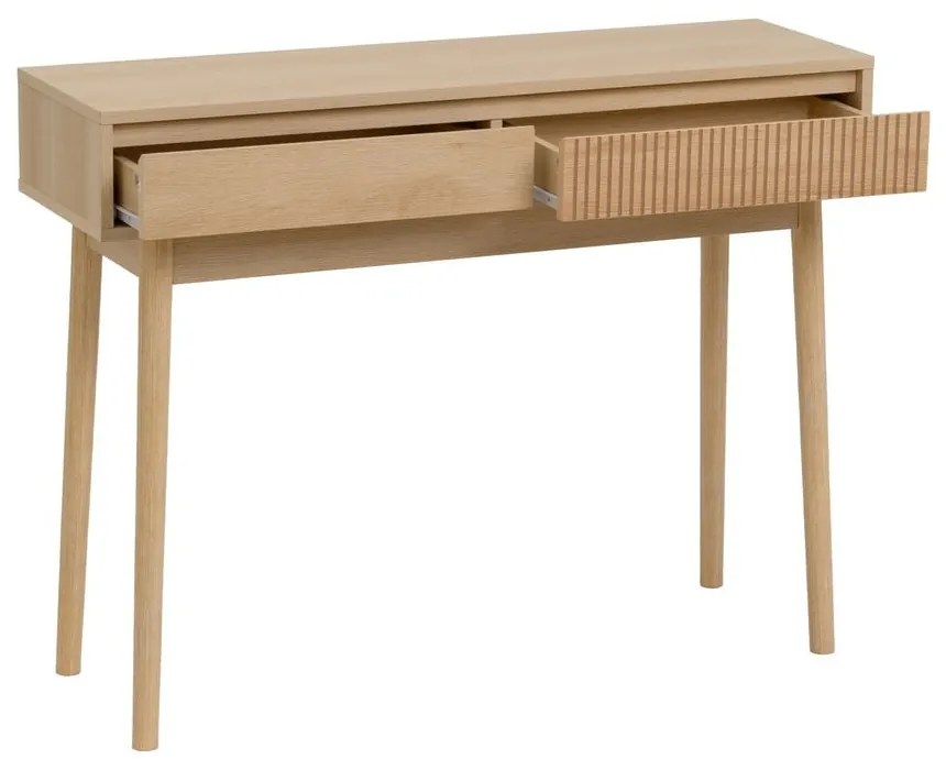 Masă consolă în culoare naturală 30x100 cm Iona – Casa Selección