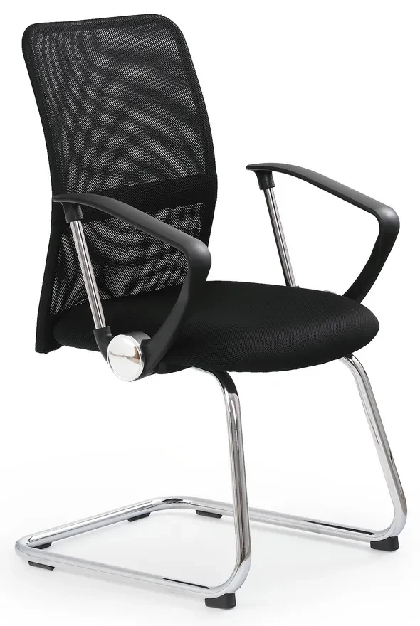 Scaun de conferinta Vire Skid, negru