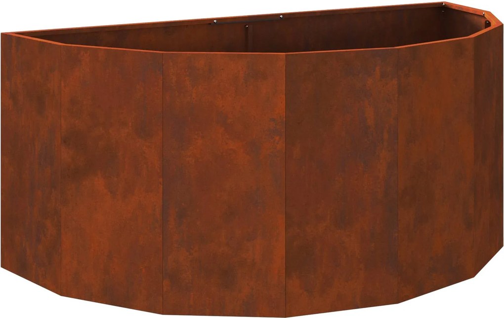 vidaXL Jardinieră Ruginit 120 x 60 x 50 cm