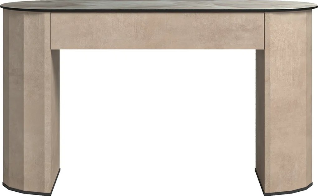 Masă lemn masiv de perete Sable, 134 × 50 × 79 cm