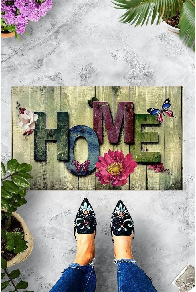Covor intrare SAGOMATO, 40x60 cm, forma dreptunghiulara, PVC, multicol