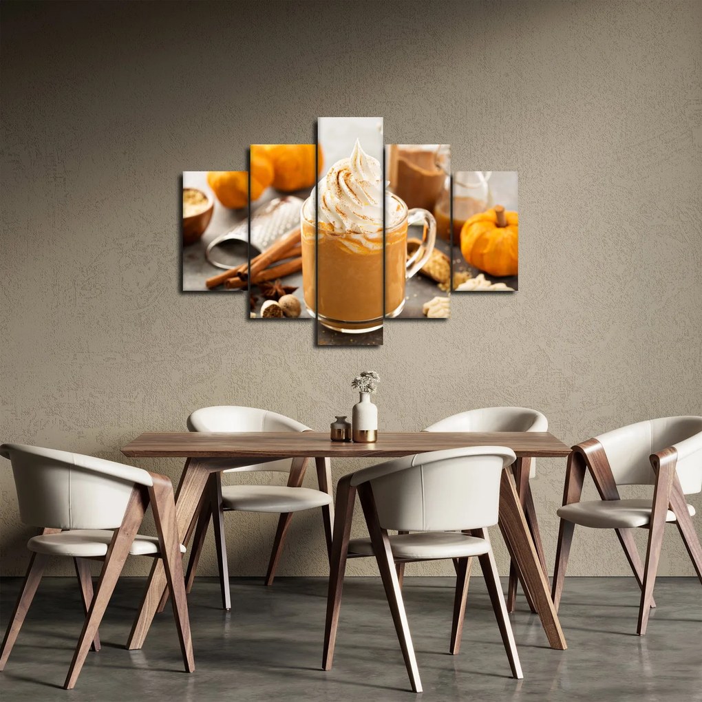 Tablou - Cafea cu lapte de dovleac (150x105 cm)