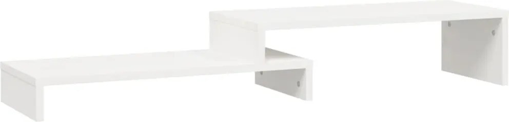 vidaXL Suport pentru monitor, (52-101)x22x14 cm, lemn masiv de pin