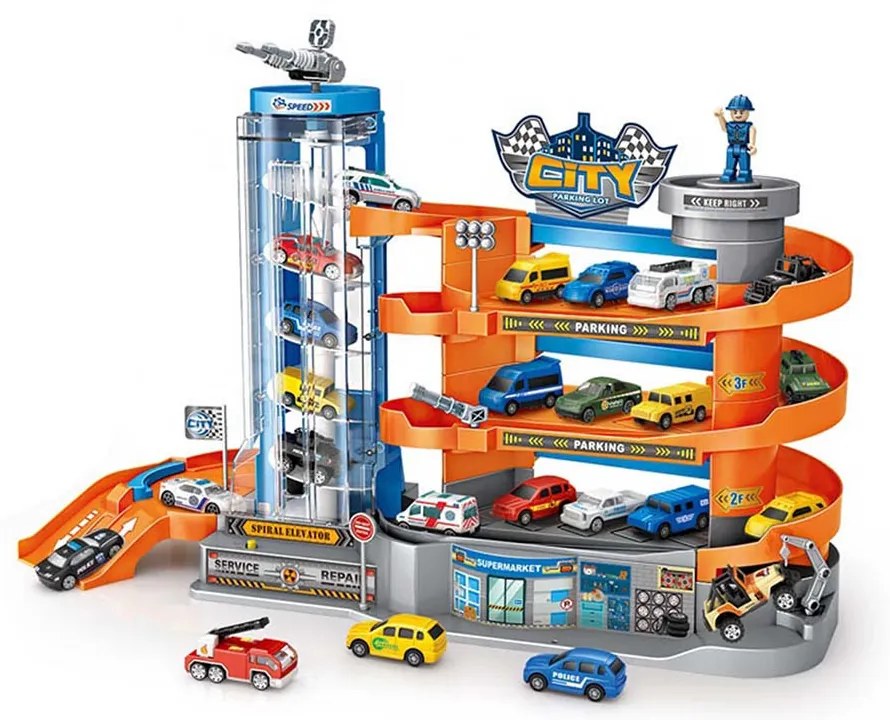 Garaj parcare cu 4 etaje, cu lift si 6 buc vehicule