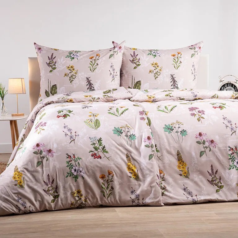 Lenjerie de pat din microfibră IERBURI 2 pat simplu