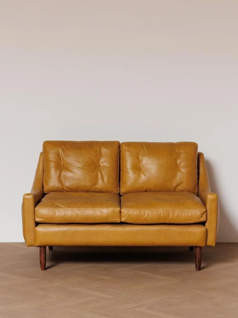 Canapea premium, 2 locuri, piele naturala, Cambridge