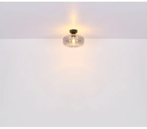 Lustră aplicată GIUSEPPE 1xE27/40W/230V gri Globo 15566D