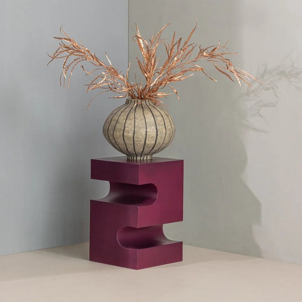 Măsuță auxiliară din metal 30x30 cm Jessa – WOOOD