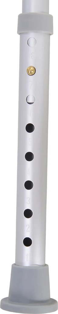 HOMCOM Scaun de Duș Antiderapant, Înălțime Reglabilă, Confortabil, 50x50.6x39.5-56.5 cm, Alb | Aosom Romania