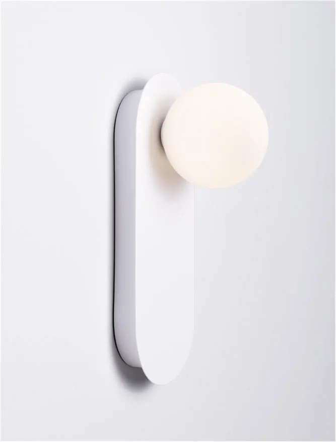 Aplica de perete design modern Blob alb
