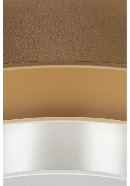 Plafonieră LED Duolla LUNETA LED/26W/230V d. 60 cm 4000K maro/auriu