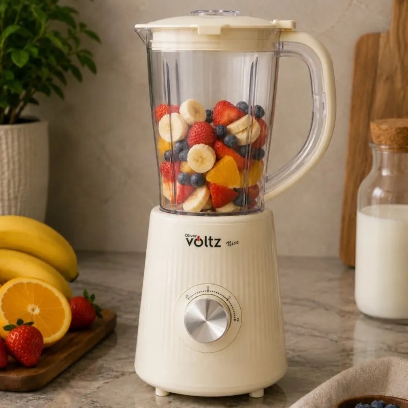 Blender Oliver Voltz Nice OV51162PR, 500 W, 1,5 l, 2 viteze + functie pulse, Cem