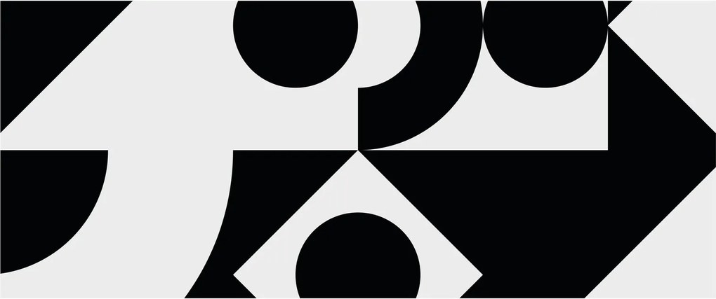 Tablou - Abstracție geometrică N⁰1 (120x50 cm)
