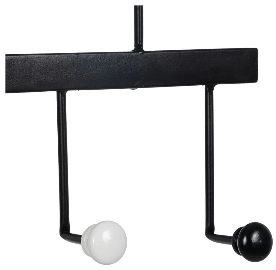 Cuier de perete negru din metal – Ixia