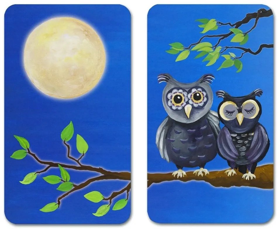 Plăci de protecție din sticlă SOWY pentru aragaz – 2 bucăți, WENKO